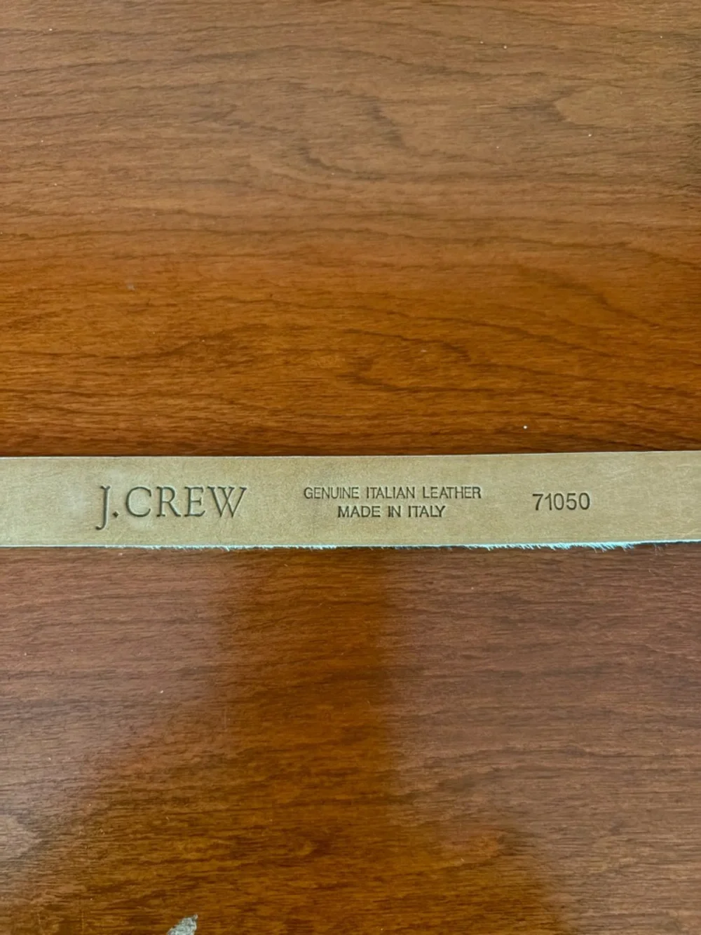 J. Crew Italian Leather Belt calf hair animal print small - Picture 2 of 3